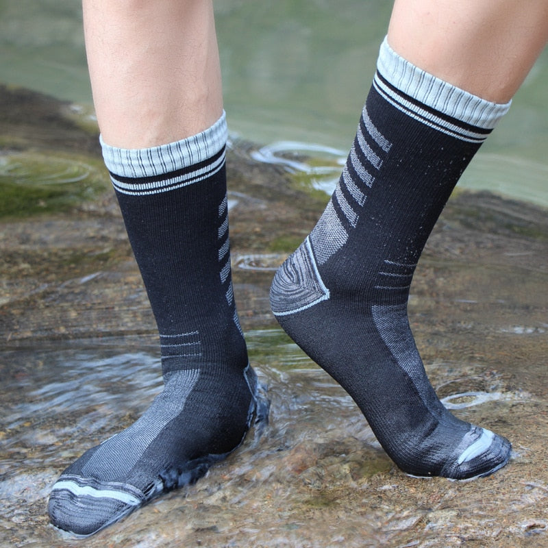 Waterproof Socks, Unisex Hiking Wading Trail Running Kayaking Crew Soc –  Wautton Outdoor Gear