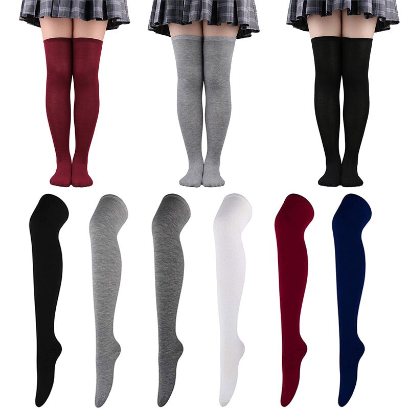 Women Long Stockings Autumn Winter High Socks For Girls All-match Over Knee Socks Performance Hosiery Cosplay Warm