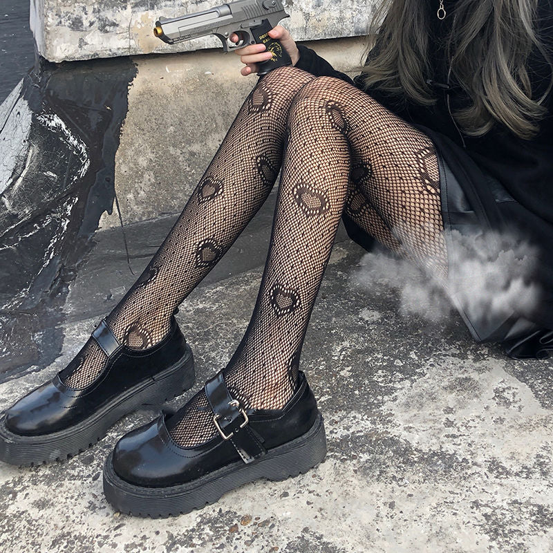 Hot Selling Summer Lolita Fishnet  Body Stockings Fish Net Pantyhose Mesh Nylon Tights Lingerie Skin JK Fishnet Waist Hosiery