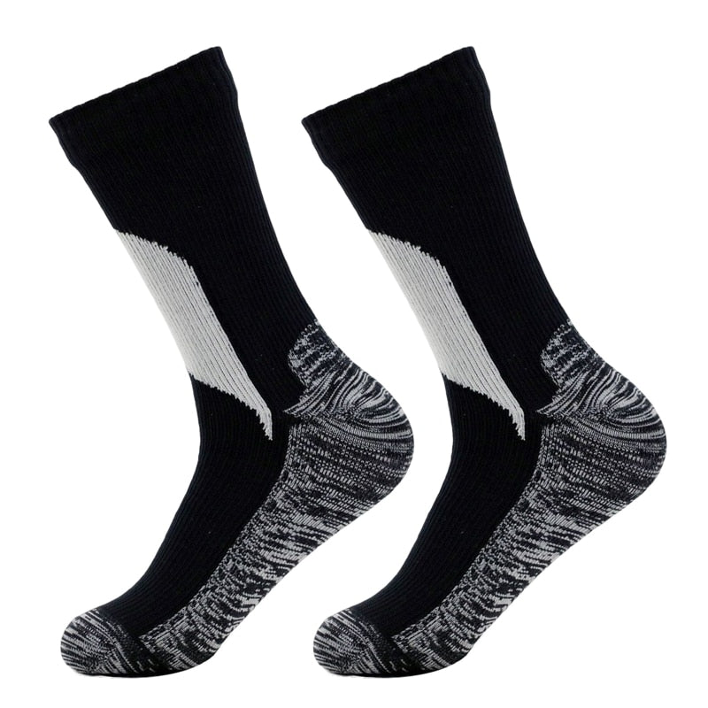 Mountaineering Waterproof Socks Outside Activities Camping Hunting Fishing Breathable Socks Elasticity Sweat Windproof Warm