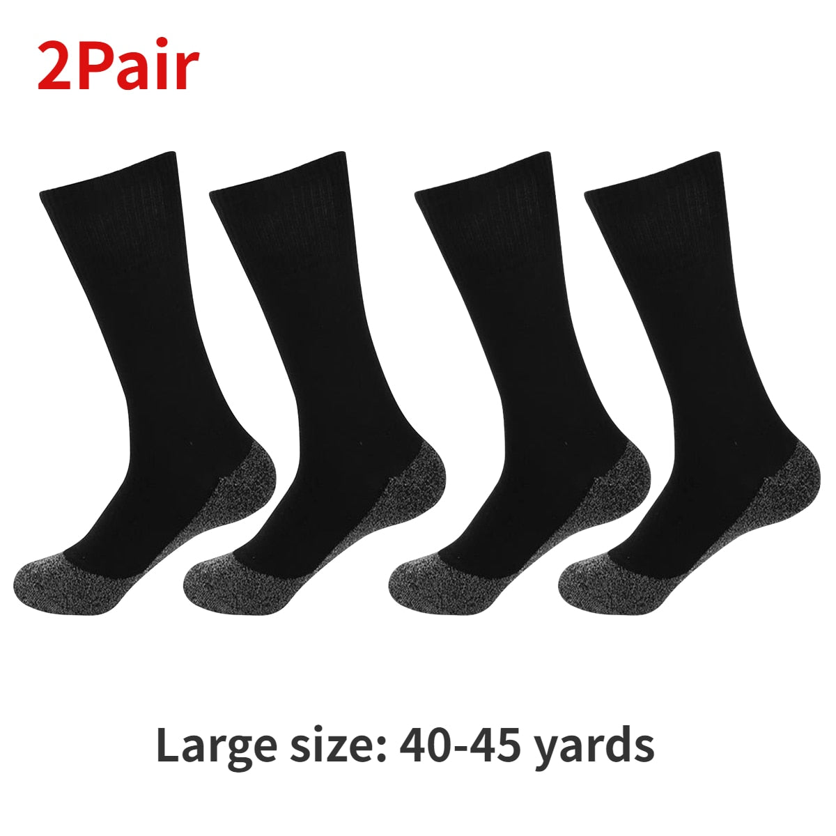 1/2Pairs Winter Self-Heating Socks for Men Women Thermal Heated Socks Elastic Anti-Slip Socks Outdoor Ski Tube Sock Foot Warmer