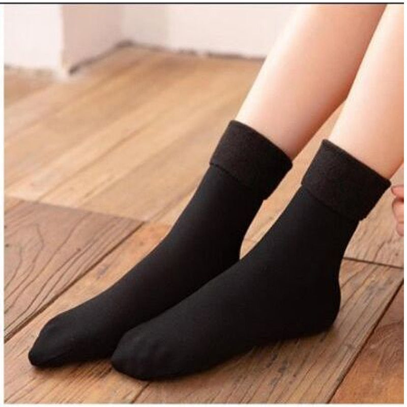 Thicken Warm Long Socks cashWinter Women Long Stocking Warm Thigh High Socks Ladies Over The Knee Socks Winter Thermal Socks