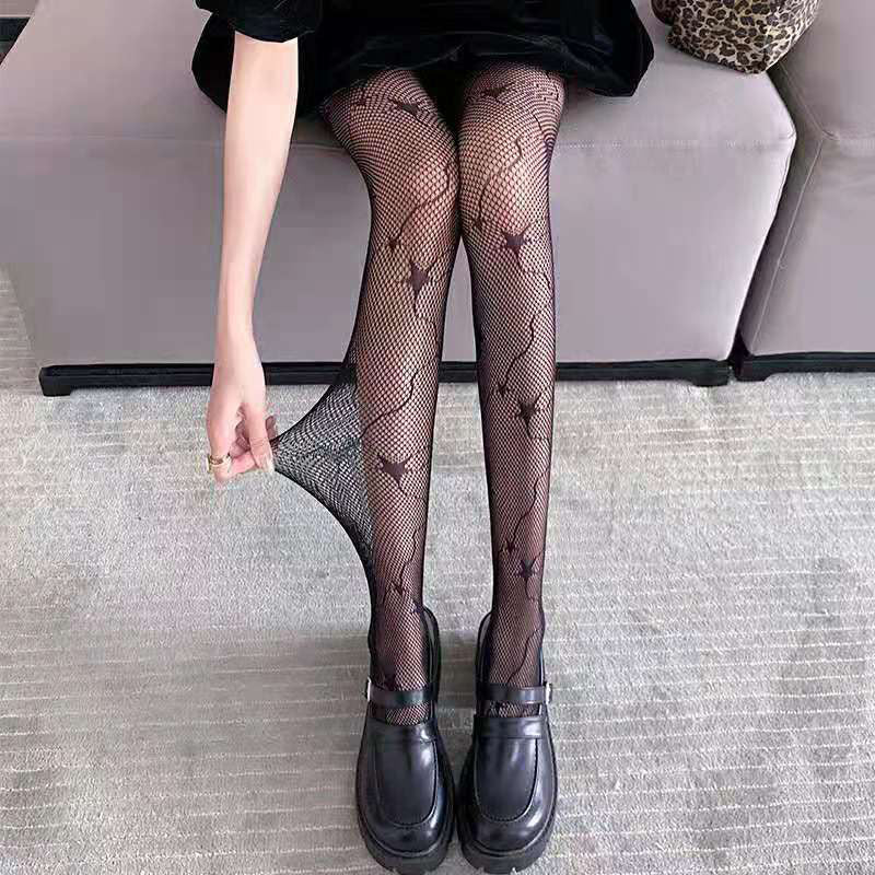 Hot Selling Summer Lolita Fishnet  Body Stockings Fish Net Pantyhose Mesh Nylon Tights Lingerie Skin JK Fishnet Waist Hosiery