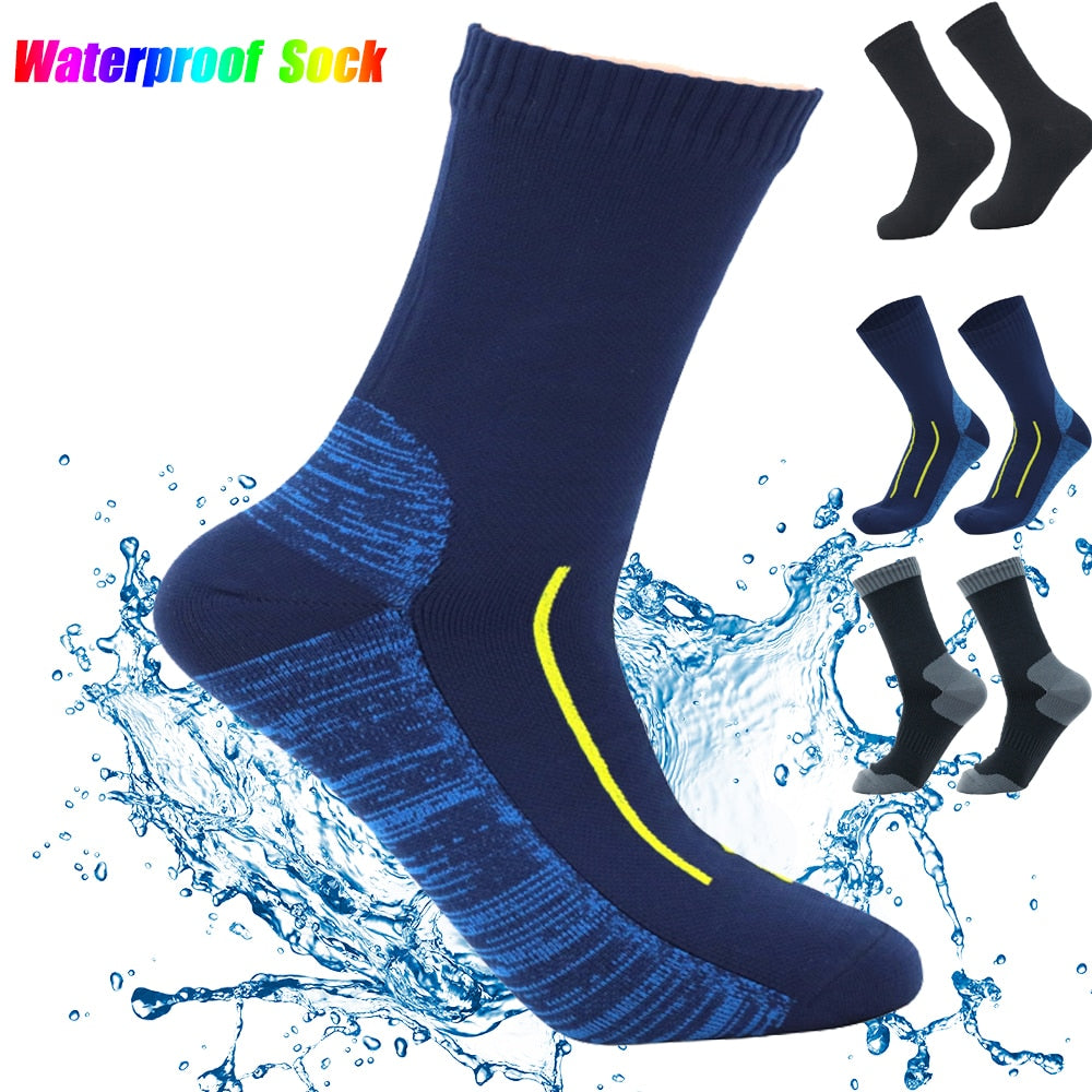 Mountaineering Waterproof Socks Outside Activities Camping Hunting Fishing Breathable Socks Elasticity Sweat Windproof Warm